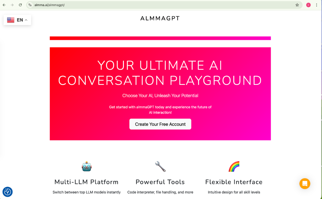 Almma AI — AI-Powered Conversation Platform.